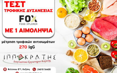 Τεστ Τροφικής ∆υσανεξίας Τεστ Τροφικής ∆υσανεξίας